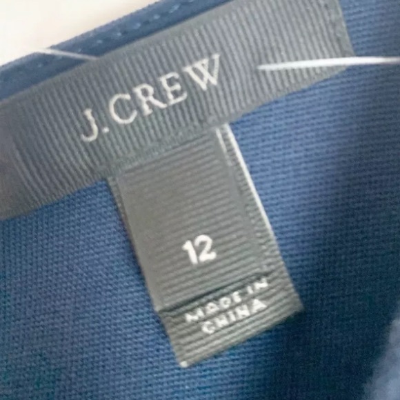 J,Crew Woman’s Mesh Wrap Dress In Navy Blu… - Picture 8 of 8